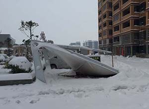 膜结构积雪的危害以及除雪融雪的措施