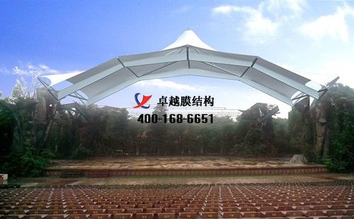 许昌膜结构看台/舞台【许昌富华玻璃有限公司等】设计施工案例